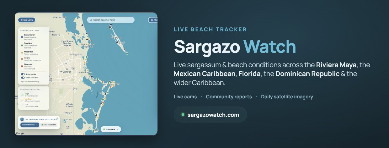 Sargazo Watch page on Facebook